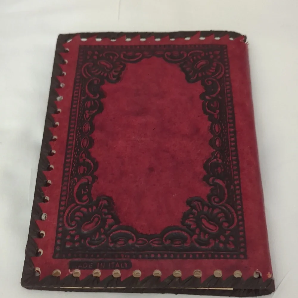 Leather Note And Address Book - Picture 2 of 6